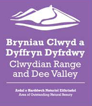Clwydian Range & Dee Valley AONB logo