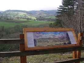 View over Loggerheads Country Park